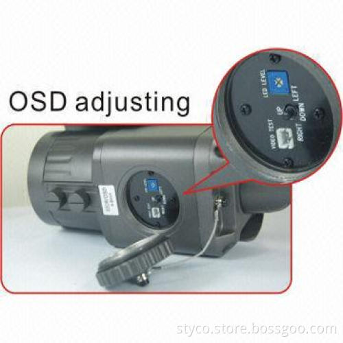 Weatherproof IR Camera with OSD Menu, 70 Meter IR Night Distance, CDS, IR LED Light Control Design